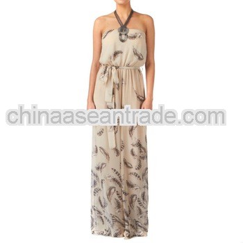 Little Mistress Feather Print Jumpsuit for women HSJ630