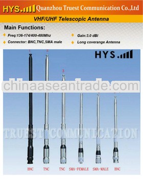 Long Range Mini telescopic antenna TCS-JG-3-150-J