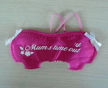 Lovely bowknot red stain fabric sleeping eye mask