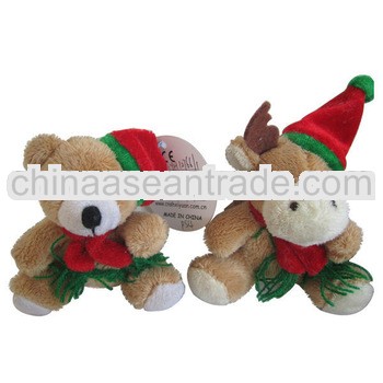 Lovely christmas plush animal toys