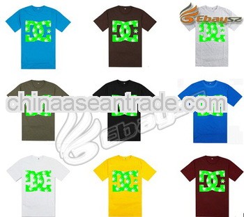 Lovely printing 100%cotton long sleeve men tee shirts