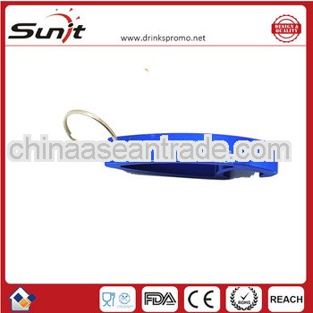 Lovely promotional metal key ring bottle opener