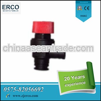Low cost wall hung boiler plastic safety reducing valve