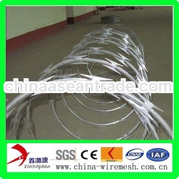 Low price razor barbed wire /Low price razor barbed wire (ISO9001:2001,CE,SGS FACTORY)