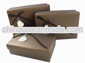 Luxury Brown Paper Gift Packaging Box XJX-GF-0004
