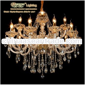 Luxury Crystal Hanging Candle Chandelier For Sale