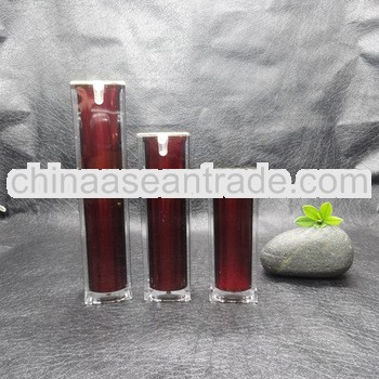 Luxury coffee airless cosmetics lotion pump bottle