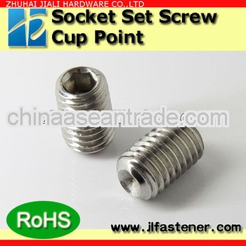 M2.5*12 SUS304 hexagon socket head cup point set screw