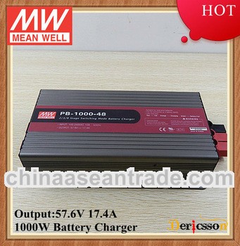 MEAN WELL 1000W Lead Acid Bettery Charger 48V UL CE CB PB-1000-48