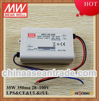 MEAN WELL APC 35 350ma led driver with CE approved