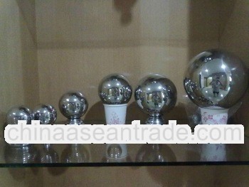 MIRROR METAL STEEL BALL WITH BASE SERIES