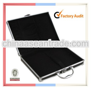 MLDGJ378 High-quality Black PU Leather Safety Portable Custom Laptop Carrying Case