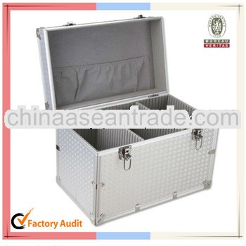 MLDGJ393 Silver Large Top-quality Durable CD&VCD Storage Tool Box Aluminium Toolbox