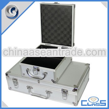 MLDGJ471 New High-quality Lightweight Aluminium Tools Carrying Case with Leather Lined