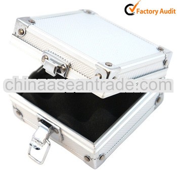 MLD-GC149 NEW Aluminum Silver Gun Case Pistol Box Handgun Kit Supply