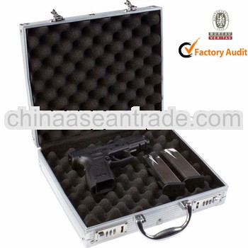 MLD-GC155 New Professional Heavy Duty Handgun Melody Aluminum Gun Pistol Case, Shooting, Hunting, Ca