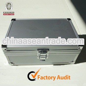 MLD-GC157 Silver Small Heavy Duty Right Angle Ammo Aluminium Gun Case