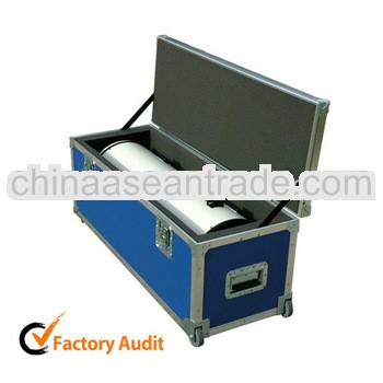 MLD-TC52 Sky blue large durable top quality rolling rack road aluminum flight case