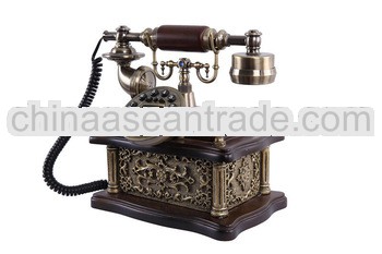 MYS competitive price elegant wooden caller id telephone set MS-1200D