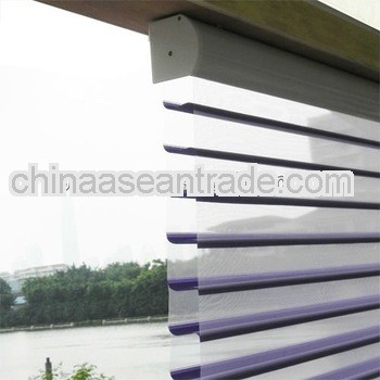 Manual Blue Shangri-la Blinds With Cover