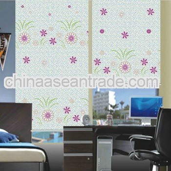 Manual control rainbow roller blind