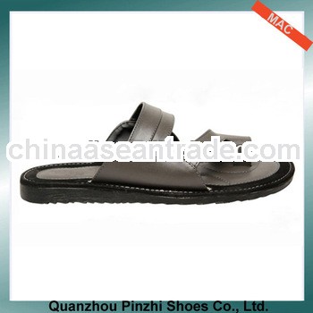 Manufacture New Design Soft Leather Slipper
