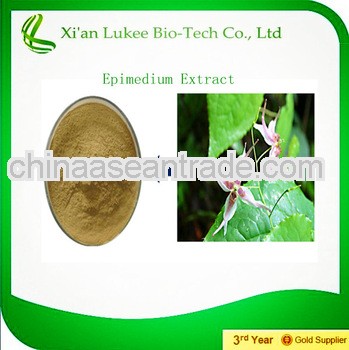 Manufacturer supply : Wild Epimedium Extract(Icariin5%-98%)