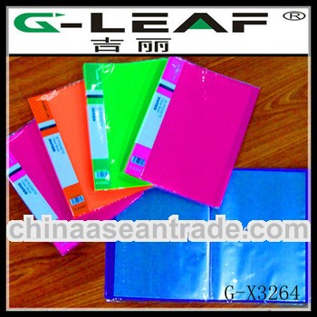Manufacuturer PP 20 pocket a4 clear file folder