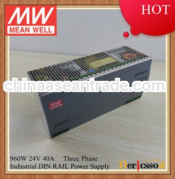 Mean Well 960W din rail power supply UL CE CB DRT-960-24