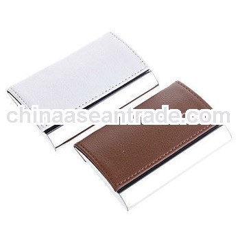 Men and woman good as promotional gifts custom handmade elegant metal aluminum & pu leather busi