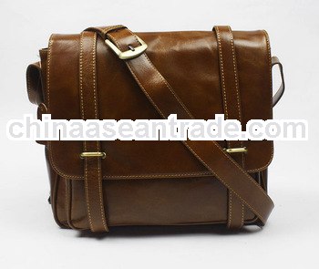 Men canvas fashion men leather briefcase