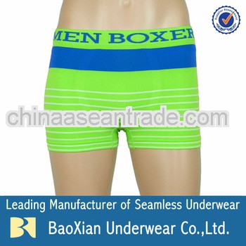 Mens microfiber seamless boxer underwear
