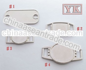 Metal Shoelace charms or Paracord Charms