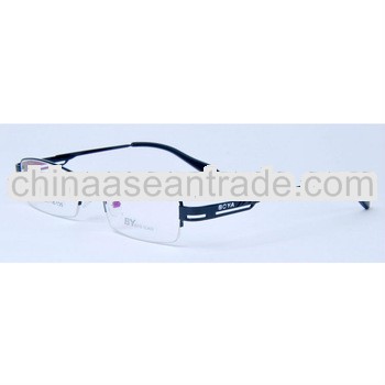 Metal men's half rim eyeglasses frame wholesale