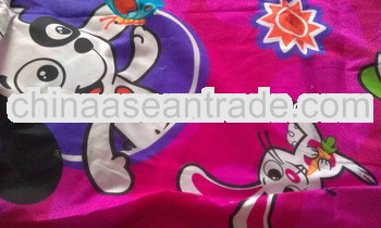 Microfiber polyester bedsheet/mattress fabric for bedding set of cartoon designs for kids