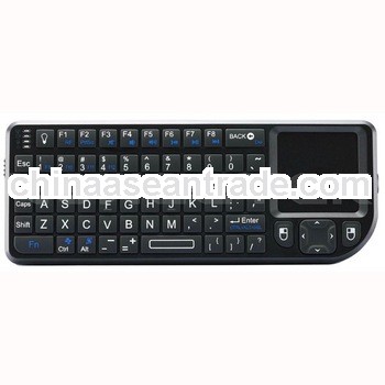 Mini Wireless Handheld Keyboard with Specific Multi-Media Remote Control And Touchpad Presenter