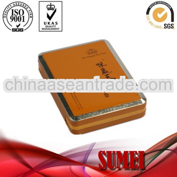 Mint metal tin box hinged plastic frame