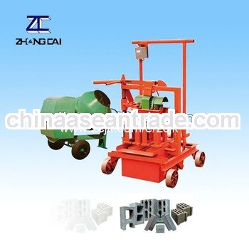 Mobile Multi-fuction Concrete Block Making Machine Reliable Construction Equipment ZCJK QM40A