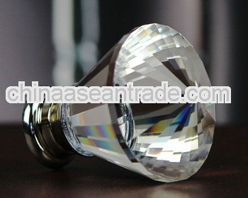 Modern Crystal Furniture Knob Diamond Crystal Door Knobs