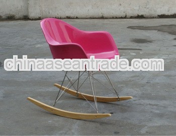 Modern fiberglass Eames Rocker leisure chair-Iconic Classic Designer Furniture Producer In