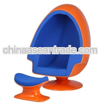 Modern fiberglass egg speak leisure chair-Classic Mid-century Designer Furniture Producer In 