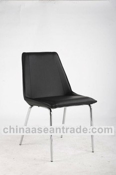 Modern hot sale metal and leather dining chair DC660