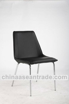 Modern hot sale metal and leather dining chair DC660