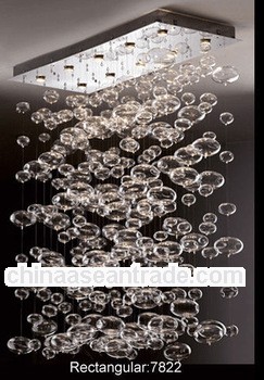 Modern retangular bubble chandelier MD-7822-10S