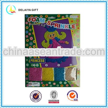Mosaic EVA foam sprinkle kit for children