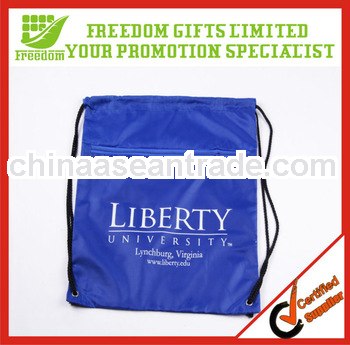 Most Popular Best Selling Promotional Polyester Blank Drawstring Bag