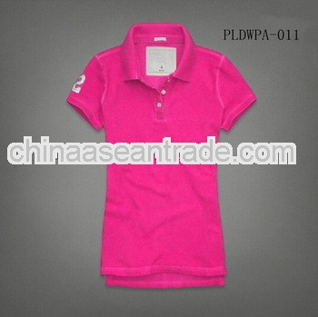 Most popular imprint women plaid polo shirt
