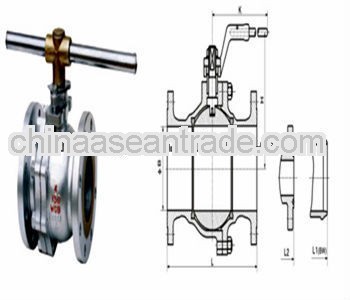 Multi-founctional Class 150~300 floating ball valve