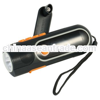 Multi-tool Mini LED Flashlight with Emergency AM/FM radio