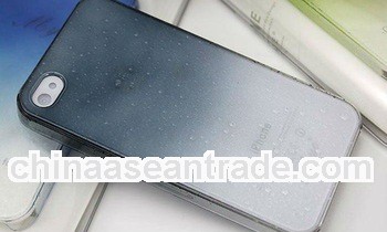 NEW 3D Grey Water Drop Drip Ultra Thin Hard Case Cover For iPhone 4 4S 5 5S